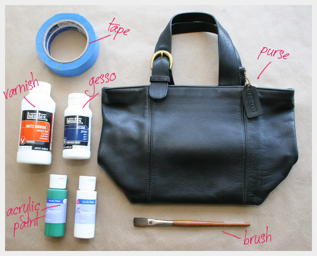 3 ways to paint a bag
