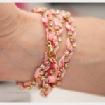 Rhinestone Braided Bracelet DIY Back