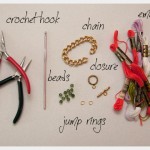 DIY Crochet Beaded Bracelet Supplies