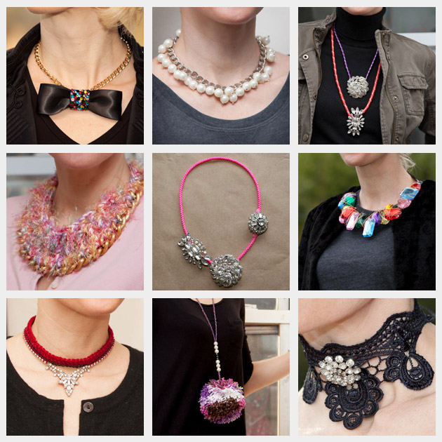 9 DIY Statement Necklaces by Trinkets in Bloom