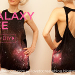 Galaxy Shirt Beach Cover Up Tutorial