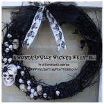 A Wonderfully Wicked Wreath by Stephenie Hamen My Crafty Adventures