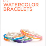 Watercolor DIY Bracelets by Trinkets in Bloom for i Love To Create