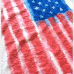 4th of July T-Shirt flag detail by Trinkets in Bloom