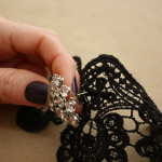 Gothic Choker DIY Pinning Brooch by Trinkets in Bloom