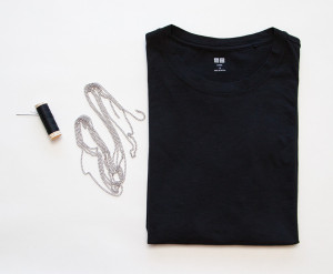 DIY Tee with Chains by Trinkets in Bloom